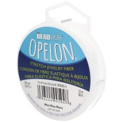 Fil en fibre élastique Opelon 0.4 mm - Blanc x25m