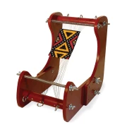 Métier à tisser des perles sur pieds et ajustable en bois x1