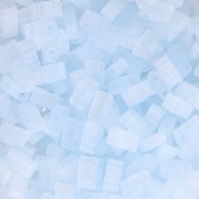 Miyuki Half Tila Beads 5x2.3x1.9 mm HTL-2561 - Silk Pale Light Blue x10g|raw }}