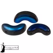 Perles en verre Arcos® par Puca® 5x10 mm - Full Azzuro Mat x10g