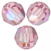 Perle ronde PureCrystal 5000 4 mm - Light Rose Shimmer x20