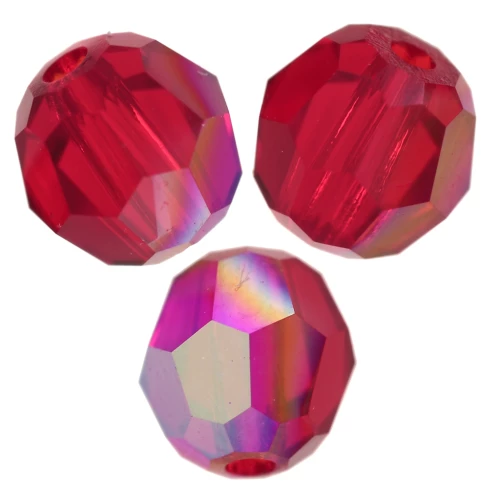 Perles rondes PureCrystal 5000 4 mm - Light Siam AB x20
