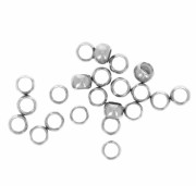 Perles à écraser en laiton 2.5 mm - Argenté x100|raw }}