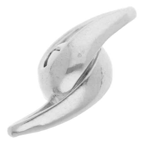 Fermoir goutte aimanté 17x7 mm - Argent 925 x1