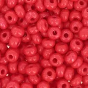 Perles rocailles Preciosa  6/0 4 mm - Terra Intensive - Red x20g