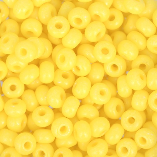 Perles rocailles Preciosa 6/0 4 mm - Terra Intensive - Yellow x20g