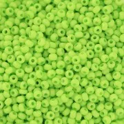 Perles rocailles Preciosa 11/0 2 mm - Terra Intensive - Green x20g