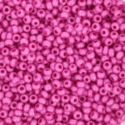 Perles rocailles Preciosa 11/0 2 mm - Terra Intensive - Fuchsia x20g