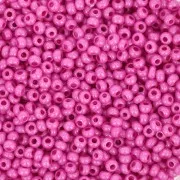 Perles rocailles Preciosa 11/0 2 mm - Terra Intensive - Fuchsia x20g
