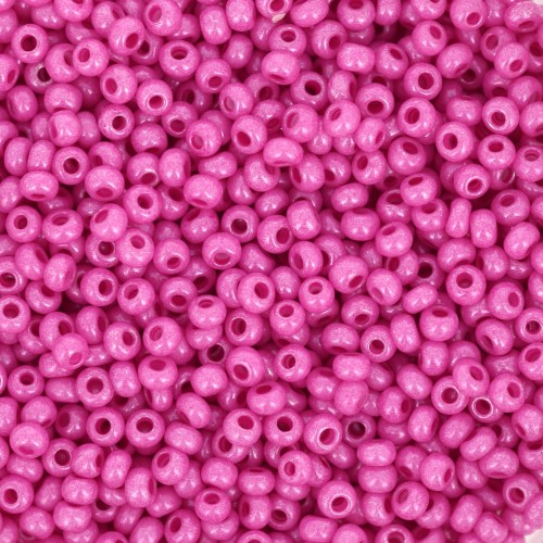 Perles rocailles Preciosa 11/0 2 mm - Terra Intensive - Fuchsia x20g