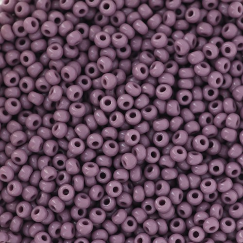 Perles rocailles Preciosa 11/0 2 mm - Opaque Lilas x20g
