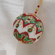 Boule en polystyrène 30 mm - Blanc x1