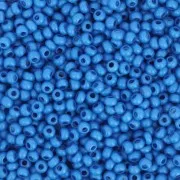 Perles rocailles Preciosa 11/0 2 mm - Terra Intensive - Blue Mat x20g