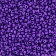 Perles rocailles Preciosa 11/0 2 mm - Terra Intensive - Violet Mat x20g