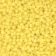 Perles rocailles Preciosa 11/0 2 mm - Terra Intensive - Yellow Mat x20g