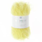 Fil fausse fourrure Ricorumi Furry Furry Rico Design Amigurumi - Jaune 002 x25g