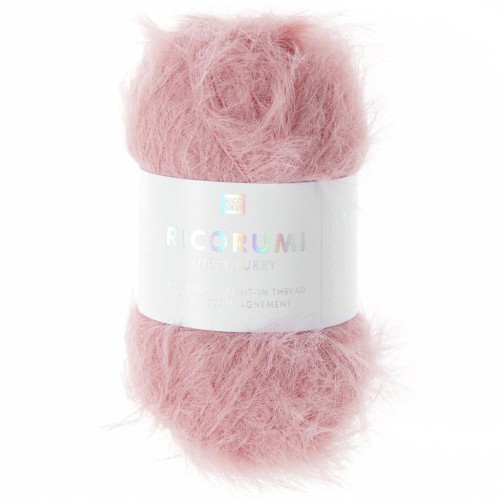 Fil fausse fourrure Ricorumi Furry Furry Rico Design Amigurumi - Corail 003 x25g