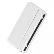 Fermoir aimanté 34x17 mm pour lacet 30 mm Placage Argent fin vieilli x1|raw }}