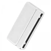 Fermoir aimanté 34x17 mm pour lacet 30 mm Placage Argent fin vieilli x1