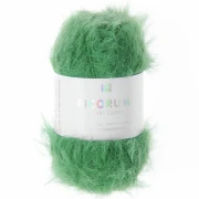 Fil fausse fourrure Ricorumi Furry Furry Rico Design Amigurumi Vert sapin 006 x25g