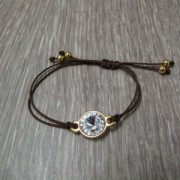 Intercalaire 2 anneaux pour rivoli 12 mm Placage Argent fin vieilli x1