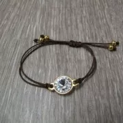 Intercalaire 2 anneaux pour rivoli 12 mm Doré à l'or fin x1