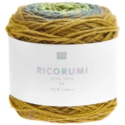 Coton Ricorumi Spin Spin par Rico Design pour Amigurumi - Olive x50g