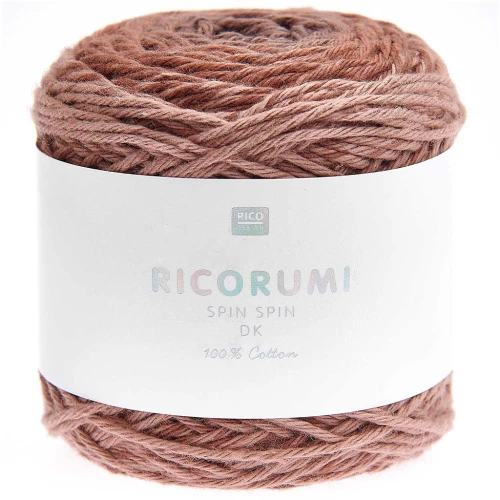 Coton Ricorumi Spin Spin par Rico Design pour Amigurumi - Brun x50g