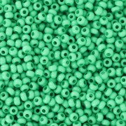 Perles rocailles Preciosa 11/0 2 mm - Terra Intensive - Dark Green Mat x20g
