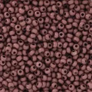 Perles rocailles Preciosa 11/0 2 mm - Terra Intensive - Dark Brown Mat x20g