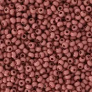 Perles rocailles Preciosa 11/0 2 mm - Terra Intensive - Brown Mat x20g