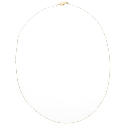 Tour de cou maille Forçat 0.8 mm pour Miyuki Delica 11/0 - Doré à l'or fin x46cm