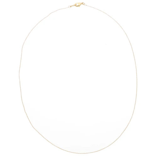Tour de cou maille Forçat 0.8 mm pour Miyuki Delica 11/0 - Doré à l'or fin x46cm