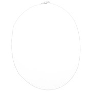 Tour de cou maille Forçat 0.8mm pour Miyuki Delica 11/0 - Placage argent fin x46cm|raw }}