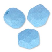 Facettes 4 mm Alabaster Saturated Dark Sky Blue x50