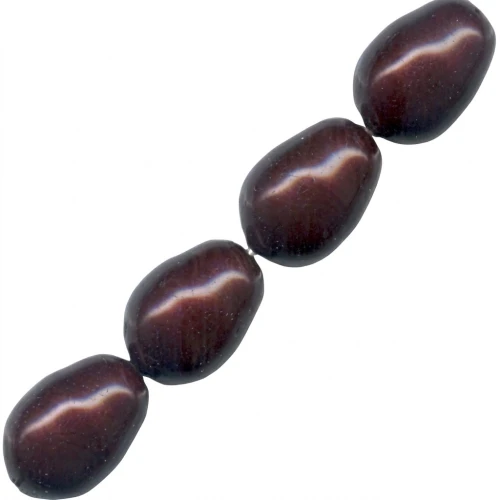 Perles poires nacrées PureCrystal 5821 11x8 mm Maroon Pearl x5