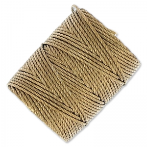 Fil C-LON Tex 400 Bead Cord 0,90 mm Medium Brown x 35 m