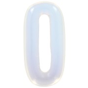 Pendentif ovale 30x15 mm en imitation pierre gemme - Opalite x1|raw }}