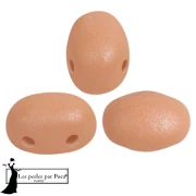 Opaque White - Perles en verre Samos® par Puca® 5x7 mm - Vogue Orange Peach Mat x10g Perles en verre Samos® par Puca® 5x7 mm - Vogue Orange Peach Mat x10g