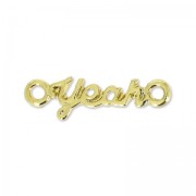 Intercalaire 2 anneaux Made by Me Yeah 20 x 5.5 mm doré