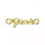 Intercalaire 2 anneaux Made by Me Yeah 20 x 5.5 mm doré