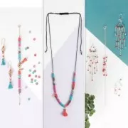 Assortiment de perles rondelles Heishi en caoutchouc Made by Me 6 mm Artisan