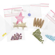 Cadeau - Mix de perles divers et variées - Couleurs et forme aléatoire x30g 