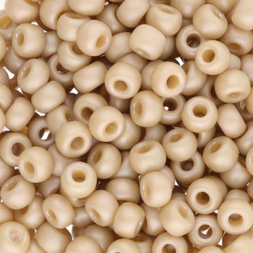 Rocaille Miyuki 6/0 4691 - Opaque Glazed Moth Wing Mat AB x8g