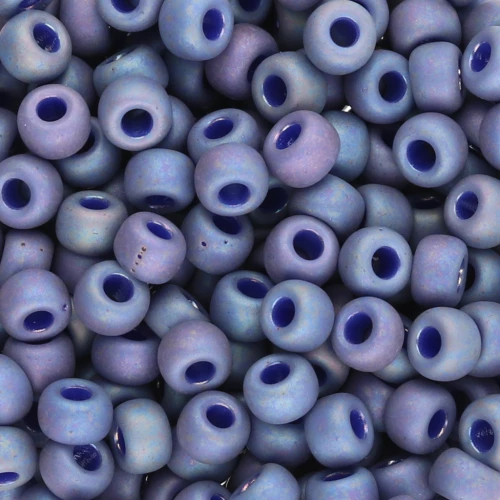 Rocaille Miyuki 6/0 4703 - Opaque Glazed Bayberry Mat AB x8g