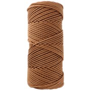Bobine de cordon en coton pour macramé 2 mm - Mocca x100m|raw }}