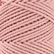 Bobine de cordon en coton pour macramé 2 mm - Nude x100m