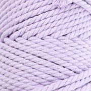 Bobine de cordon en coton pour macramé 3 mm - Mauve x50m