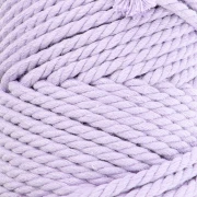Bobine de cordon en coton pour macramé 3 mm - Mauve x50m