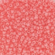 Rocaille Miyuki Duracoat 15/0 4466 - Dyed Opaque Light Carnation x8g